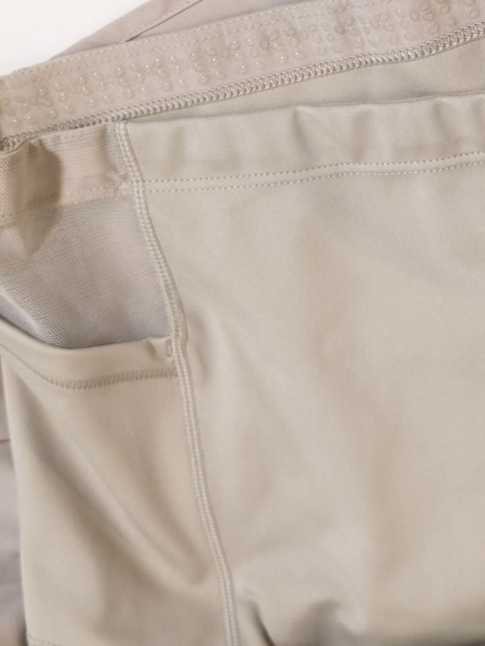 🎾 Calia High-Rise Pleated Court Skort Khaki Sand XXL NWT Two Way Pockets - Picture 7 of 8